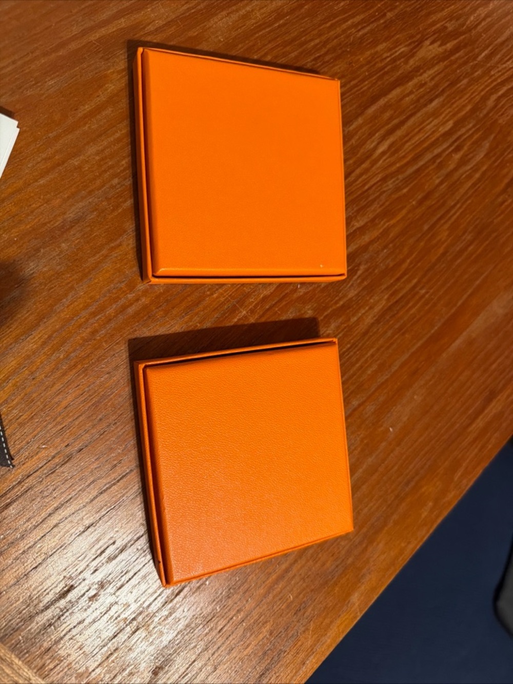 Hermes Paris 2 Bracelet Boxes Empty 3.5”Square With Pouches Ribbon Small Booklet - Picture 8 of 10